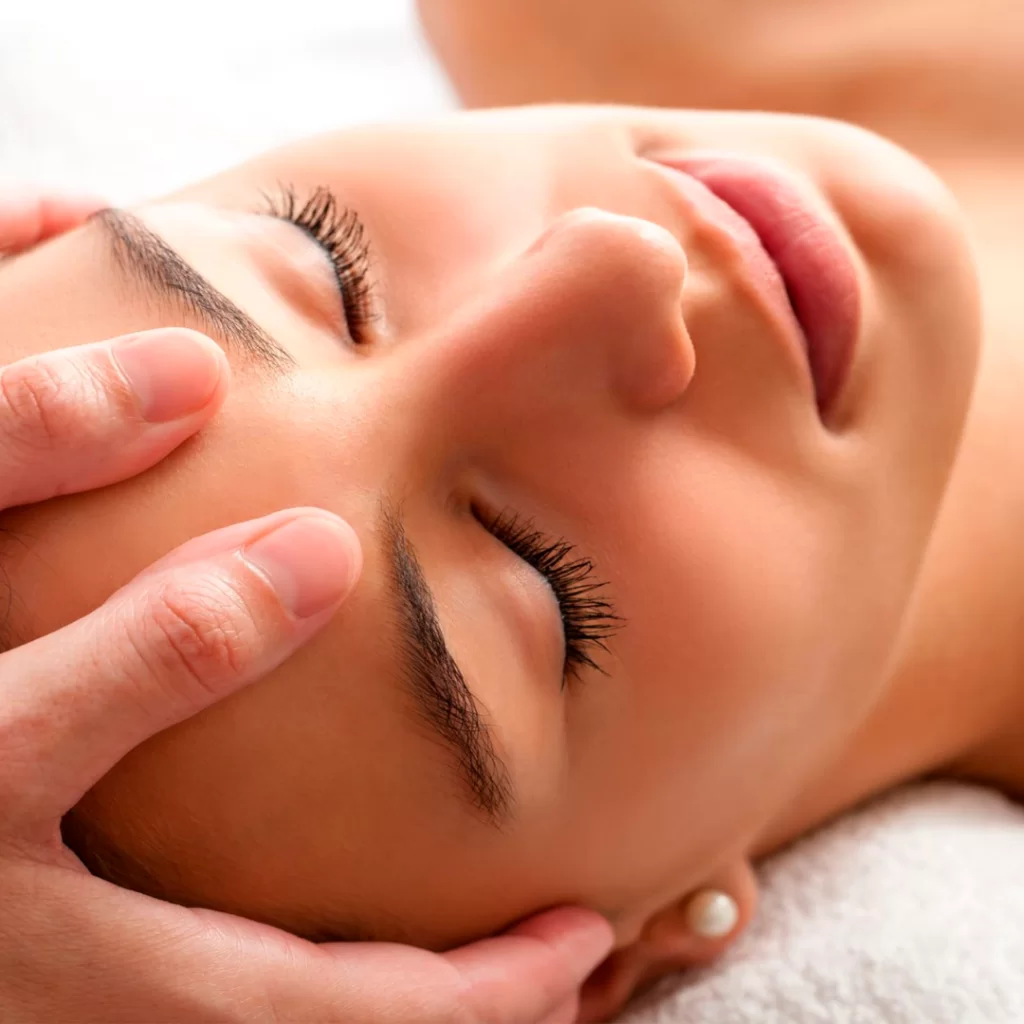 tratamento facial testa